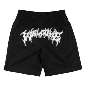 Barb Mesh Shorts - Black