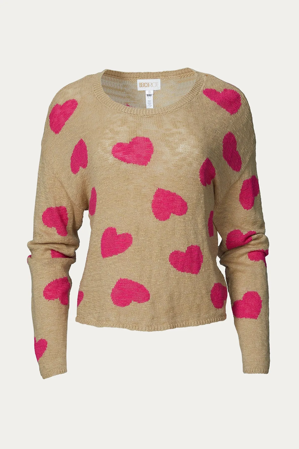 BEACH OPEN-KNIT SWEATER