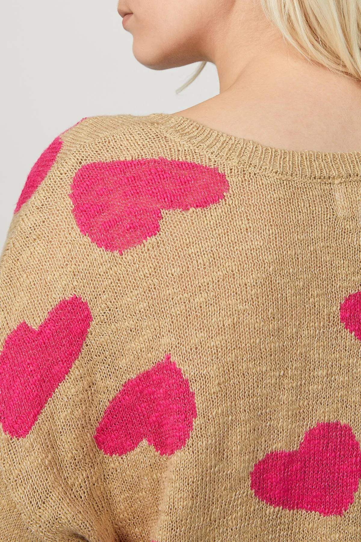 BEACH OPEN-KNIT SWEATER