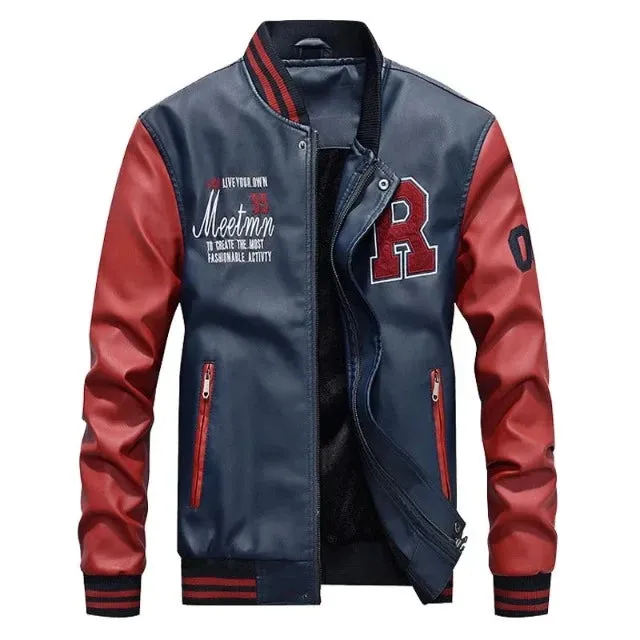 Men's Embroidery Baseball Jacket