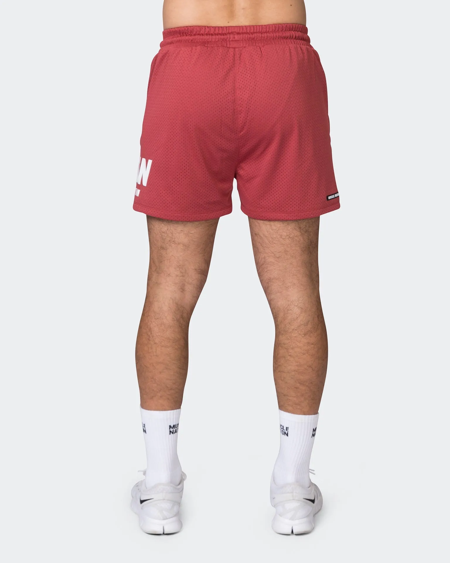 MNTN Lay Up 3.5" Shorts - Dusty Red
