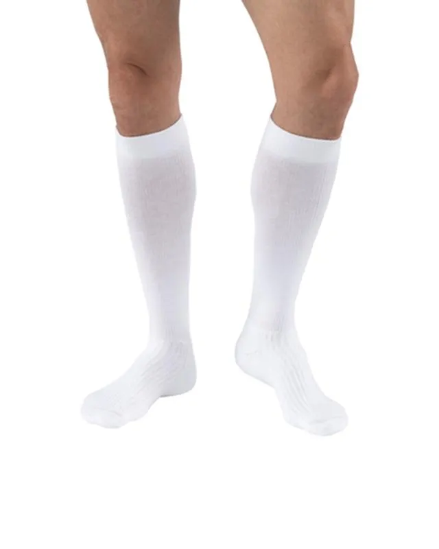 PR/1 JOBST ACTIVEWEAR UNISEX, KNEE HIGH, 20-30MMHG, SM, WHITE, CLOSED TOE
