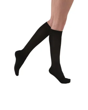 PR/1 JOBST ACTIVEWEAR WOMEN, KNEE HIGH , 30-40MMHG, SM, BLACK, CLOSED TOE