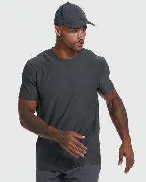 True Classic Crew Neck T-Shirt in Charcoal